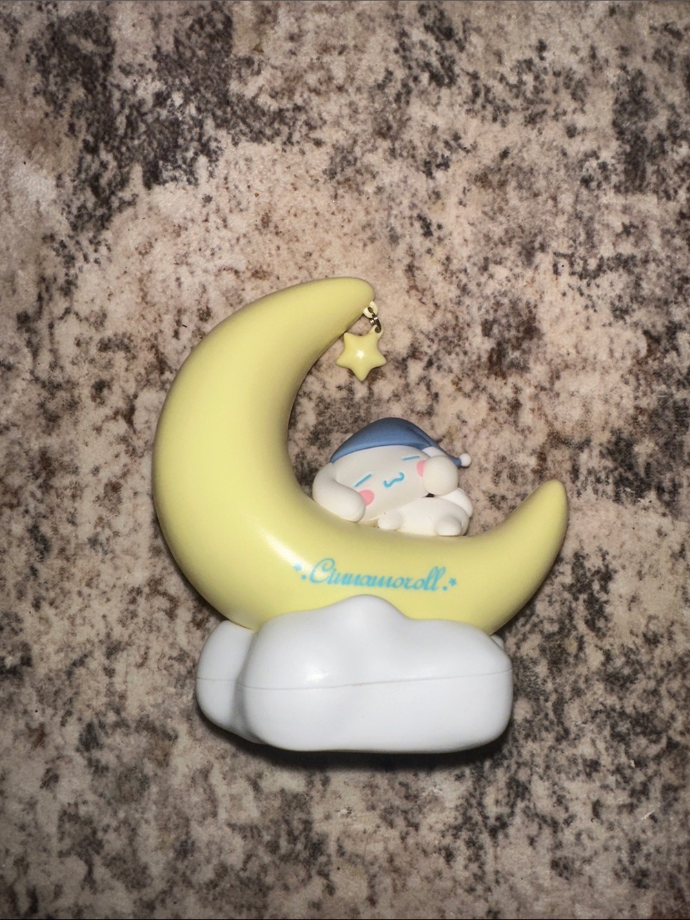 Cinnamoroll Moon & Cloud Figure - Yellow Moon, White Cloud